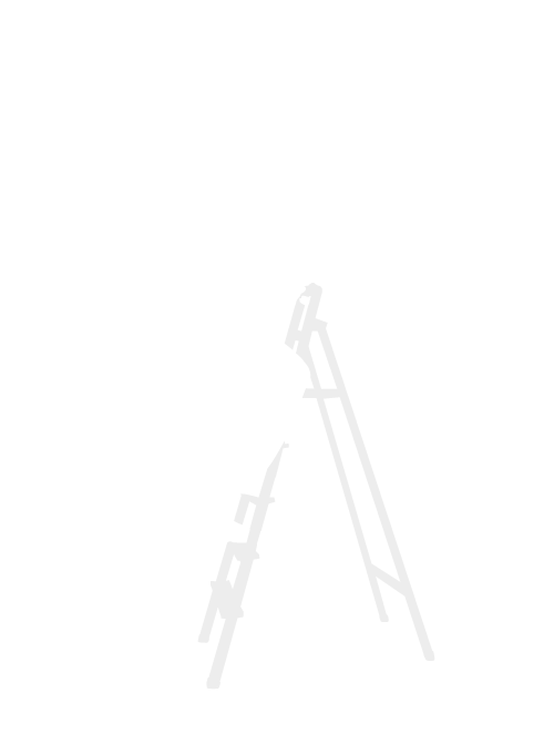 Maler24.berlin - Silhouette eines Malers auf der Leiter